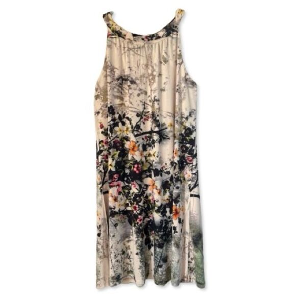 Mushka by Sienna Rose Floral Lightweight Garden Girl Halter Dress Size 1X - Picture 1 of 8